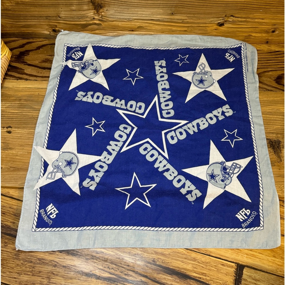Vintage NFL Dallas Cowboys 90s Bandanna Handkerchief